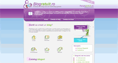 Desktop Screenshot of blogratuit.ro