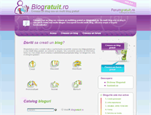 Tablet Screenshot of blogratuit.ro